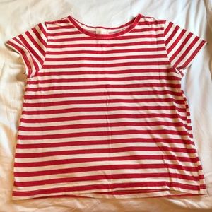 Wet Seal white and red stripped top